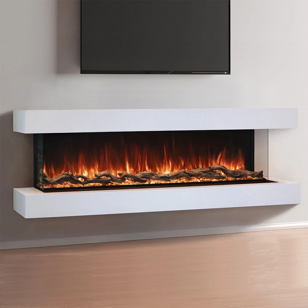 Modern Flames LPM-4416-WMC Landscape Pro Multi 44-Inch Three-Sided Electric Fireplace With Wall Mount Mantel 4 Modern Flames LPM-4416-WMC Landscape Pro Multi 44-Inch Three-Sided Electric Fireplace With Wall Mount Mantel - Image 4