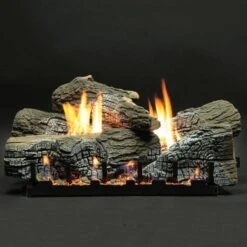 Empire White Mountain Hearth LSxxWRR-Kit Refractory Stacked Wildwood Complete Fireplace Log Set