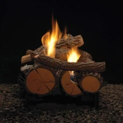 Empire White Mountain Hearth LSUxxRR-Kit Refractory Rock Creek Multi-Sided Complete Fireplace Log Set 6 Empire White Mountain Hearth LSUxxRR-Kit Refractory Rock Creek Multi-Sided Complete Fireplace Log Set -Heating Equipment Store lsu24rr rock creek end view 1 1