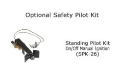 Real Fyre CDR Coastal Driftwood Vented Gas Log Set, Stainless Steel 6 Real Fyre CDR Coastal Driftwood Vented Gas Log Set, Stainless Steel -Heating Equipment Store manual pilot kit option 1