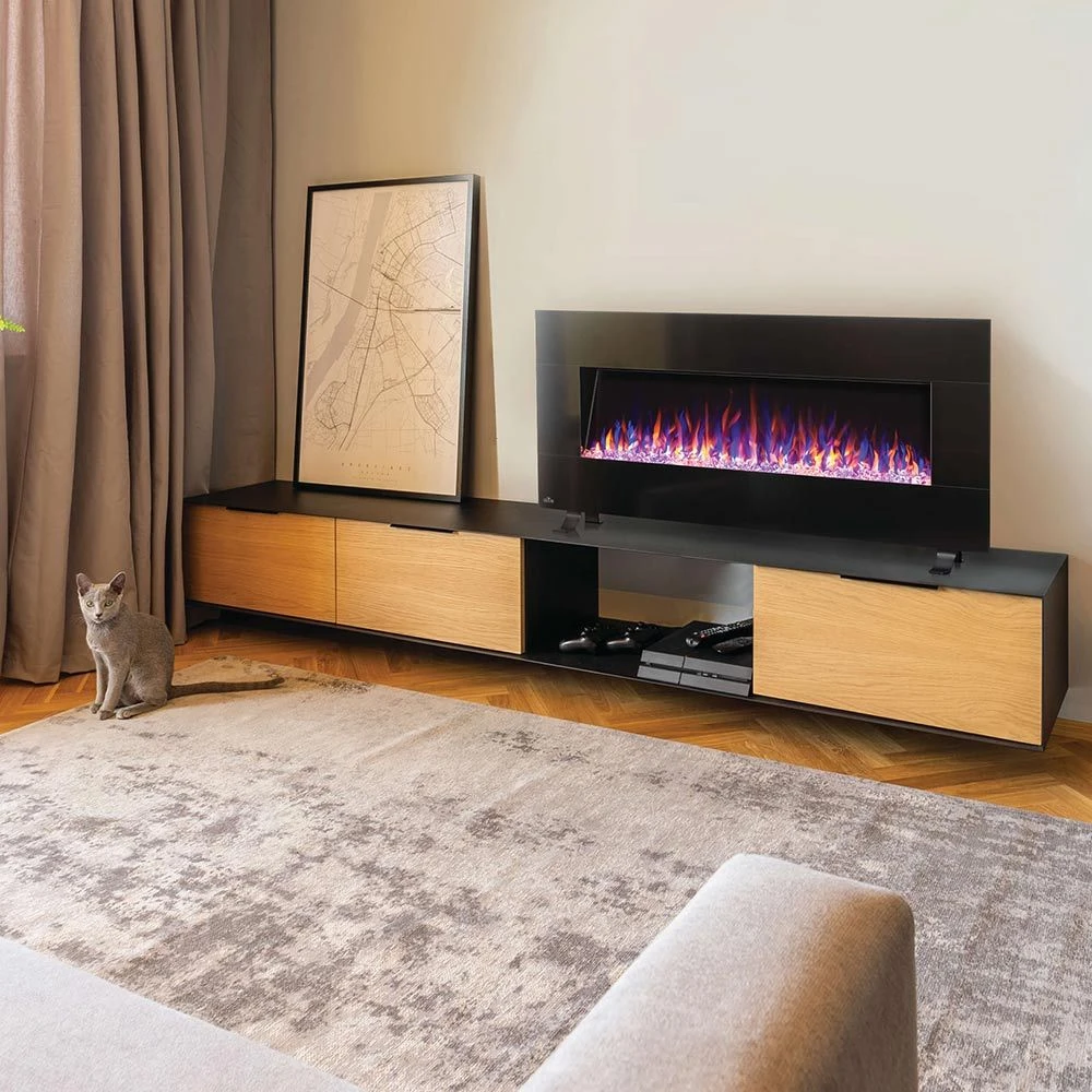 Napoleon NEFL50HF-BT Harsten 50-Inch Wall Mount Or Standalone Electric Fireplace With Bluetooth Speakers 2 Napoleon NEFL50HF-BT Harsten 50-Inch Wall Mount Or Standalone Electric Fireplace With Bluetooth Speakers - Image 2