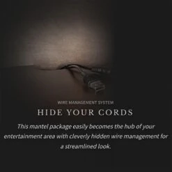 Napoleon NEFP30-3020RK Franklin Electric Fireplace TV Stand With 30-Inch Cineview Firebox -Heating Equipment Store nefp30 3020rk feat e 02 22