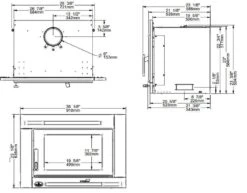 Osburn OB02028 Matrix Wood Insert -Heating Equipment Store ob02021 specs