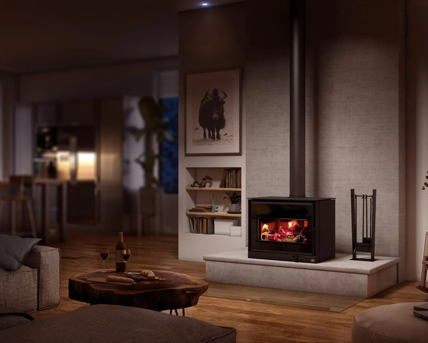 Osburn Inspire 2000 Wood Stove With Blower 2 Osburn Inspire 2000 Wood Stove With Blower - Image 2