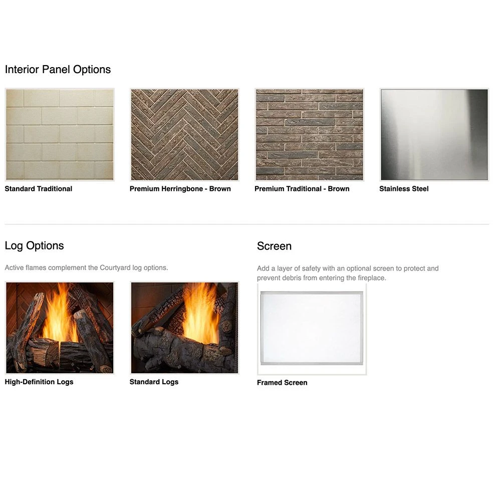 Outdoor Lifestyles Courtyard 36-Inch Outdoor Gas Fireplace 4 Outdoor Lifestyles Courtyard 36-Inch Outdoor Gas Fireplace - Image 4