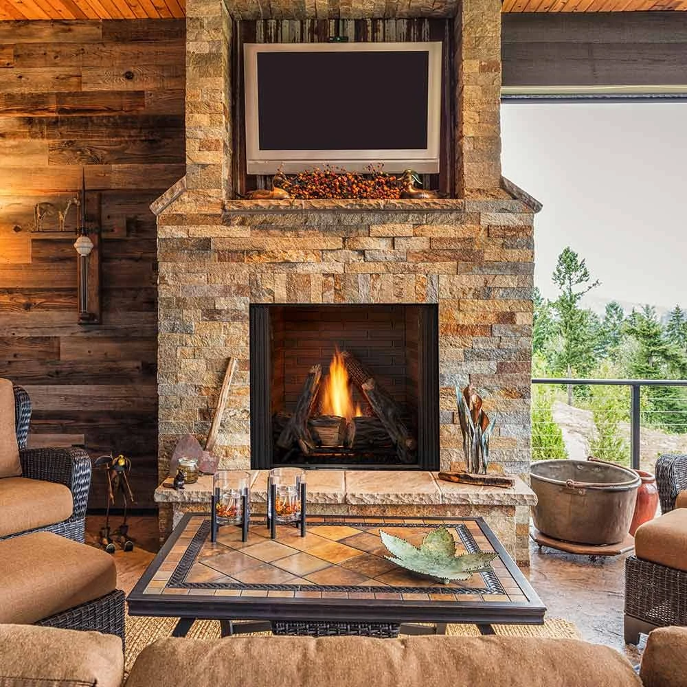 Outdoor Lifestyles Courtyard 36-Inch Outdoor Gas Fireplace With IntelliFire Ignition 2 Outdoor Lifestyles Courtyard 36-Inch Outdoor Gas Fireplace With IntelliFire Ignition - Image 2