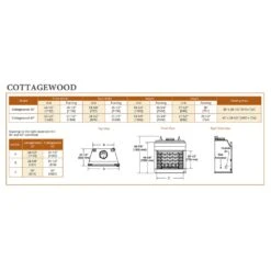 Outdoor Lifestyles Cottagewood 36-Inch Outdoor Wood Fireplace -Heating Equipment Store odctgwd 42 log config e 04 23