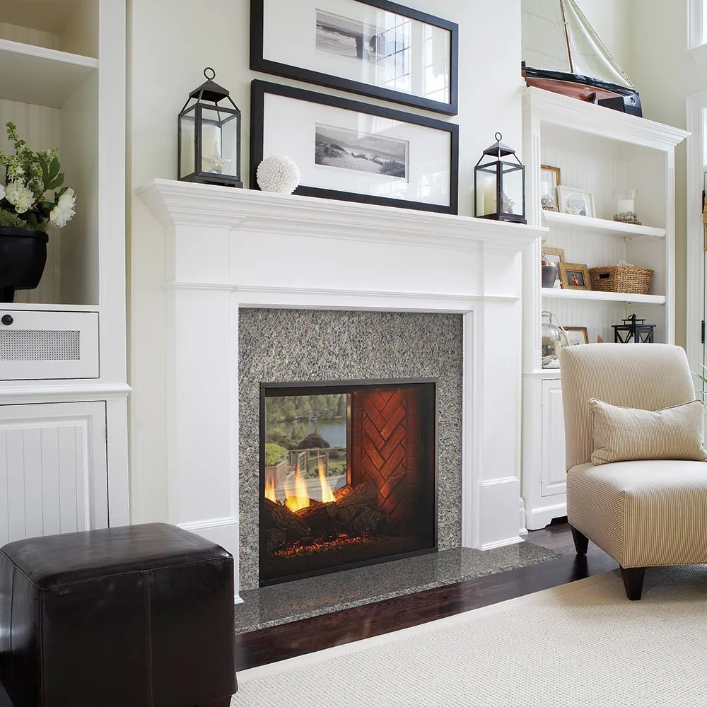 Outdoor Lifestyles Fortress 36-Inch Indoor/Outdoor See-Through Gas Fireplace With IntelliFire Ignition 2 Outdoor Lifestyles Fortress 36-Inch Indoor/Outdoor See-Through Gas Fireplace With IntelliFire Ignition - Image 2