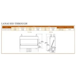 Outdoor Lifestyles Lanai 48-Inch Linear Outdoor See-Through Gas Fireplace With IntelliFire Ignition 8 Outdoor Lifestyles Lanai 48-Inch Linear Outdoor See-Through Gas Fireplace With IntelliFire Ignition -Heating Equipment Store odlanaigst 48 config d 04 23