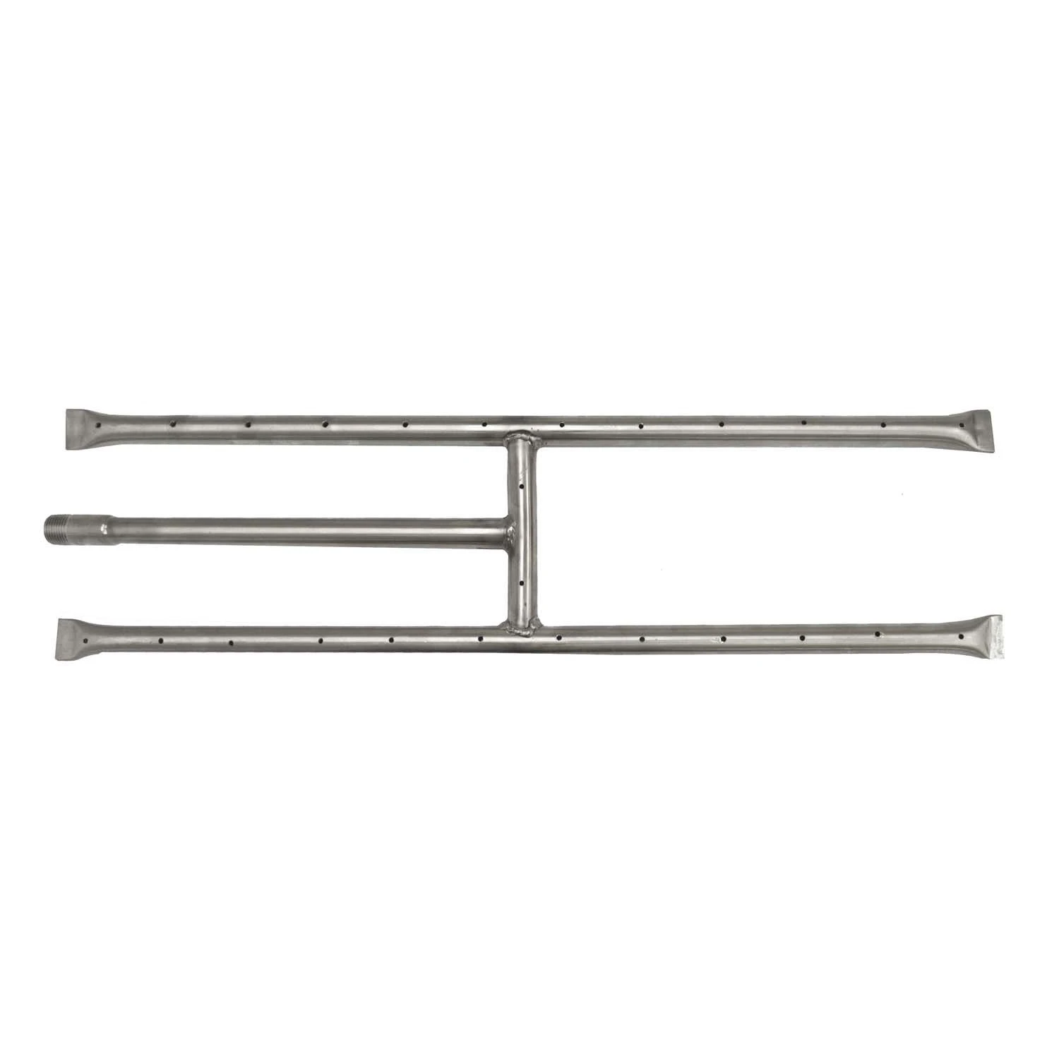 The Outdoor Plus OPT-15x Stainless Steel H-Shaped Gas Fireplace Burner 1 The Outdoor Plus OPT-15x Stainless Steel H-Shaped Gas Fireplace Burner