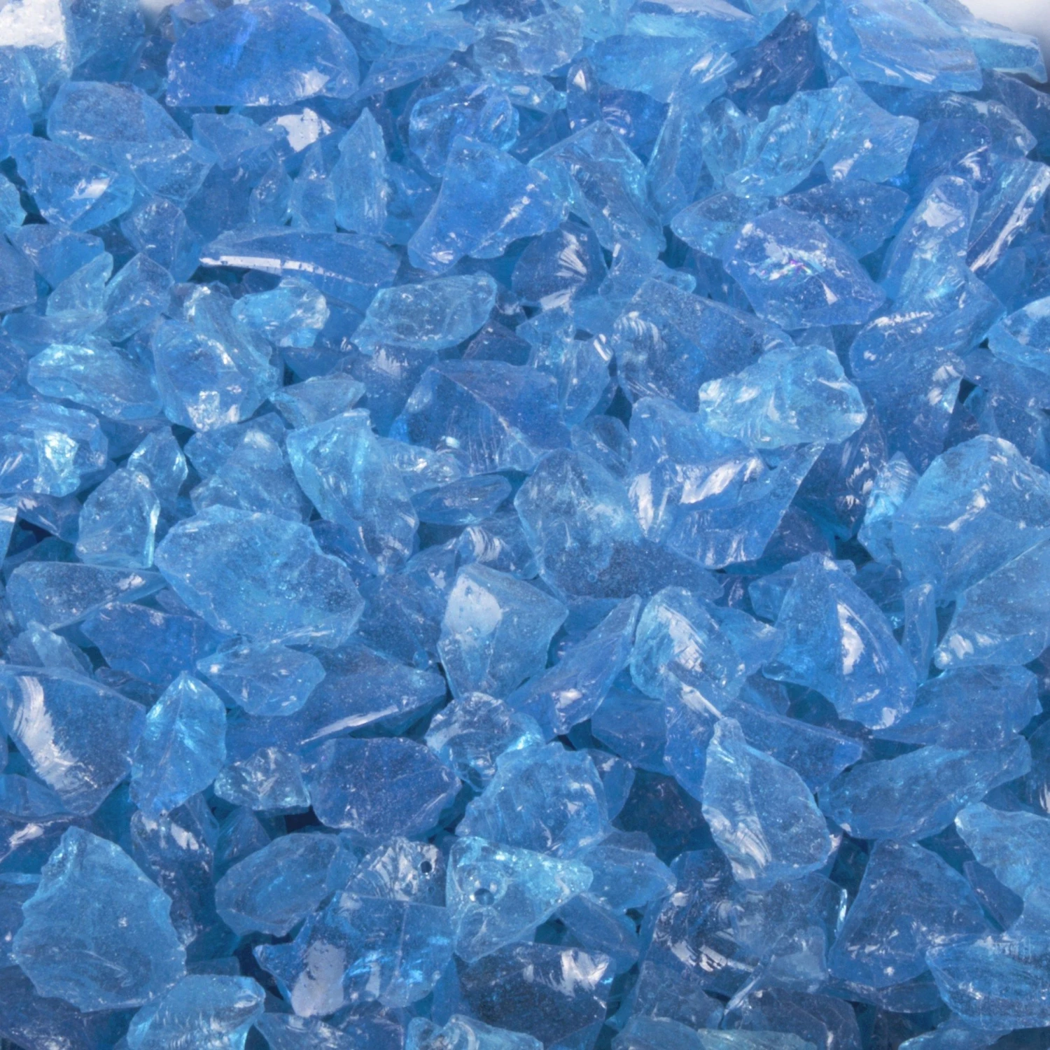 The Outdoor Plus OPT-706 Standard 0.5-0.75" Turquoise Fire Glass, 25-Pounds 1 The Outdoor Plus OPT-706 Standard 0.5-0.75" Turquoise Fire Glass, 25-Pounds