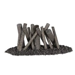 The Outdoor Plus OPT-STLOGxx Steel Upright Logs
