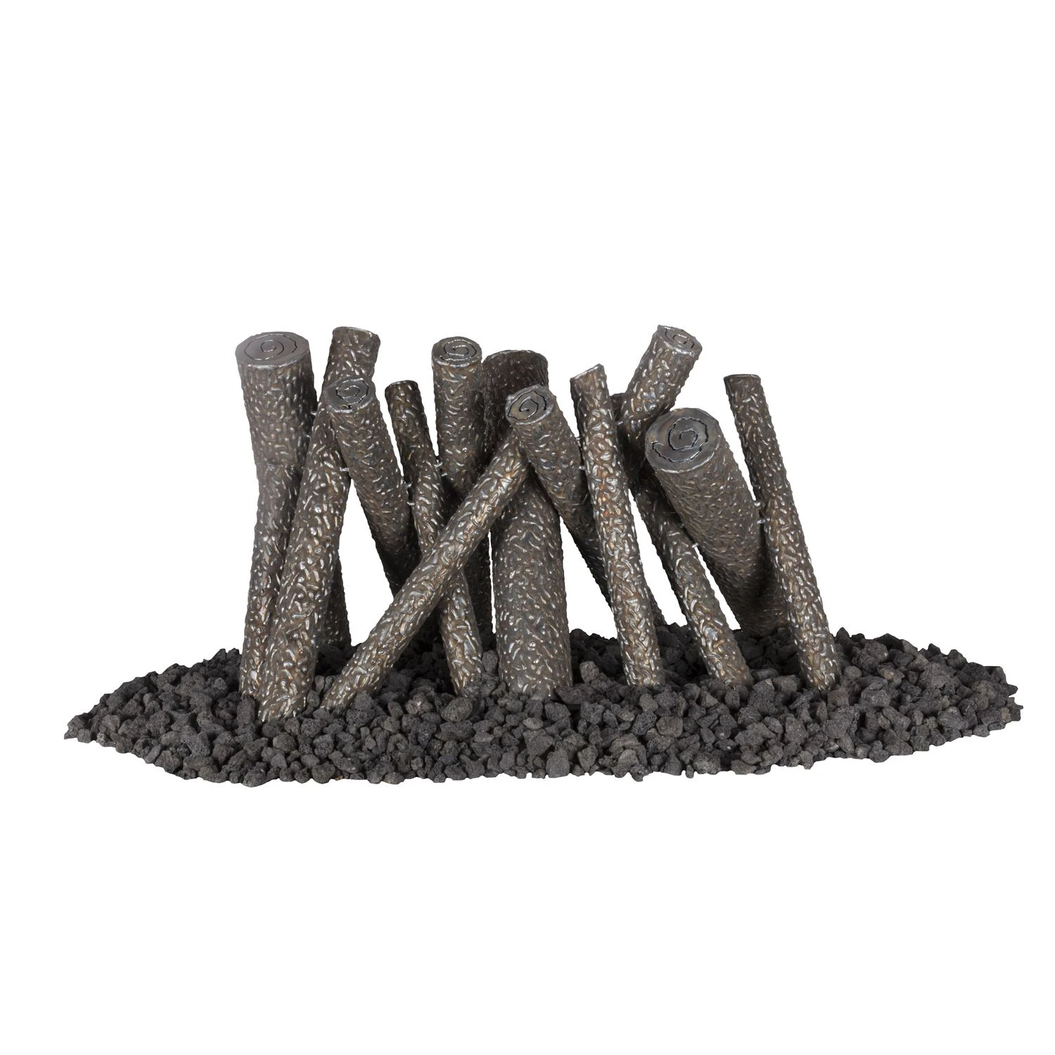 The Outdoor Plus OPT-STLOGxx Steel Upright Logs 1 The Outdoor Plus OPT-STLOGxx Steel Upright Logs
