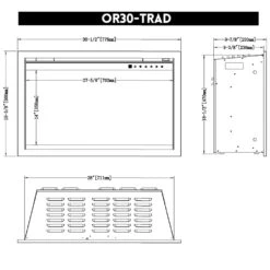 Modern Flames Orion Traditional 30-Inch Electric Fireplace Insert 10 Modern Flames Orion Traditional 30-Inch Electric Fireplace Insert -Heating Equipment Store or30 trad spec a 05 23 1