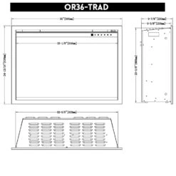 Modern Flames Orion Traditional 36-Inch Electric Fireplace Insert 10 Modern Flames Orion Traditional 36-Inch Electric Fireplace Insert -Heating Equipment Store or36 trad spec a 05 23 1