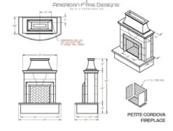 American Fyre Designs Petite Cordova Outdoor Gas Fireplace 17 American Fyre Designs Petite Cordova Outdoor Gas Fireplace -Heating Equipment Store petite cordova specs