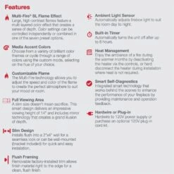 Dimplex PLF3614-XS Multi-Fire SL Built-In Electric Fireplace, 36-Inch 10 Dimplex PLF3614-XS Multi-Fire SL Built-In Electric Fireplace, 36-Inch -Heating Equipment Store plf3614 xs e 12 22 1