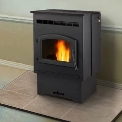 PelPro EPA Certified Pellet Stove With 60 Lb. Hopper (PP60-B) -Heating Equipment Store pp60 b c 11 22