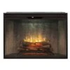 Dimplex Revillusion Electric Fireplace With Weathered Concrete Backer, Front Glass Pane And Plug Kit, 42-Inches