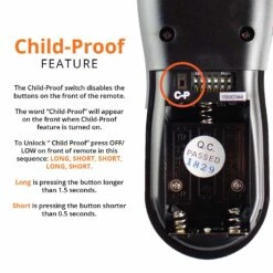 Acumen RCK-IS On/Off Fireplace Remote Control Without Heat Shield 11 Acumen RCK-IS On/Off Fireplace Remote Control Without Heat Shield -Heating Equipment Store rck remote child proof 2