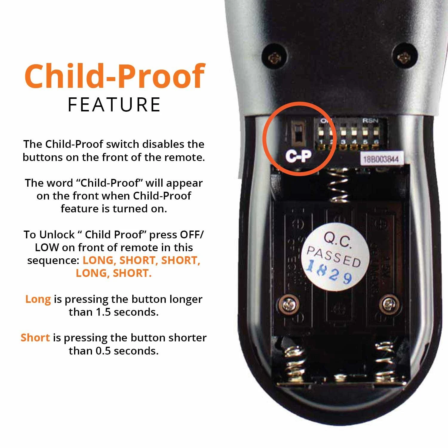 Acumen RCK-IS On/Off Fireplace Remote Control Without Heat Shield 4 Acumen RCK-IS On/Off Fireplace Remote Control Without Heat Shield - Image 4