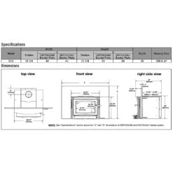 Napoleon S25i S Series Wood Fireplace Insert With Blower 16 Napoleon S25i S Series Wood Fireplace Insert With Blower -Heating Equipment Store s25i config spec a 01 22