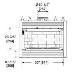 Majestic SA36 Sovereign 36-Inch Wood Burning Fireplace -Heating Equipment Store sa36 specs a 01 21