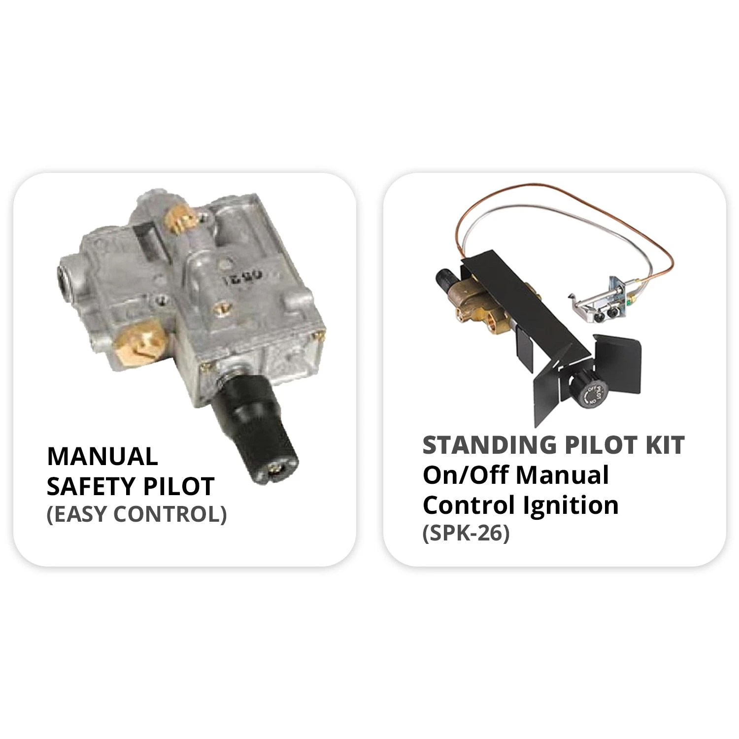 Real Fyre ENS Charred Evergreen Split Oak Vented Gas Log Set, Stainless Steel, ANSI Certified 3 Real Fyre ENS Charred Evergreen Split Oak Vented Gas Log Set, Stainless Steel, ANSI Certified - Image 3