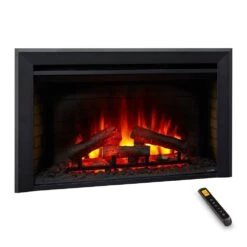 SimpliFire SF-INS35 35-Inch Built-In Electric Fireplace