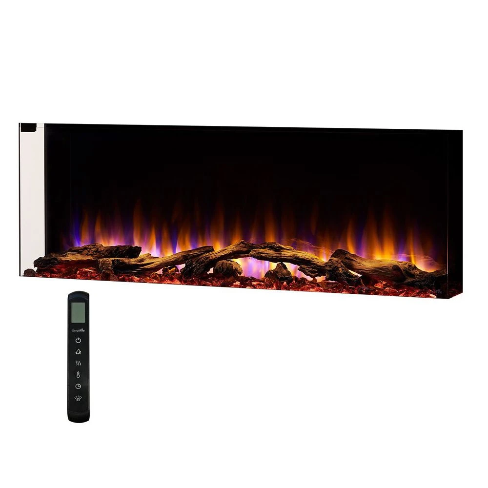 SimpliFire SF-SCT Scion Trinity 3-Sided Linear Electric Fireplace 1 SimpliFire SF-SCT Scion Trinity 3-Sided Linear Electric Fireplace