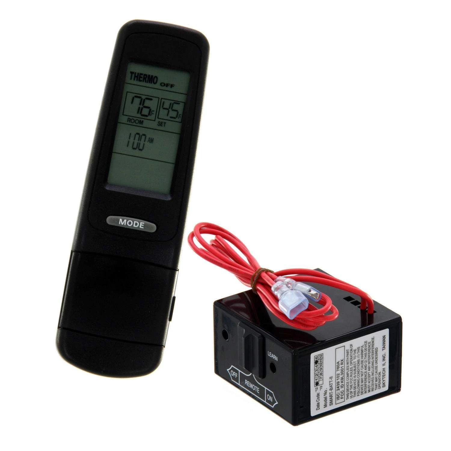 Skytech Smart Batt II/III Heat-N-Glo Fireplace Remote Control 1 Skytech Smart Batt II/III Heat-N-Glo Fireplace Remote Control