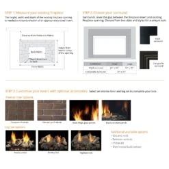 Monessen VFI33L Solstice 33-Inch Vent-Free Gas Insert With Log Set 6 Monessen VFI33L Solstice 33-Inch Vent-Free Gas Insert With Log Set -Heating Equipment Store solstice features a 01 21