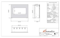 Amantii ZECL-30-3226 Zero Clearance Series Built-In Electric Fireplace, 30-Inch 5 Amantii ZECL-30-3226 Zero Clearance Series Built-In Electric Fireplace, 30-Inch -Heating Equipment Store specs zecl 30 3226