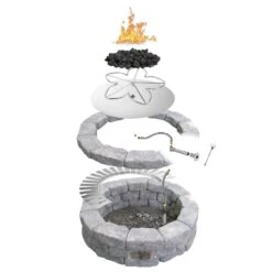 Spotix 1/2-Inch Flex Line And Key Valve Natural Gas Fire Pit Installation Kit 5 Spotix 1/2-Inch Flex Line And Key Valve Natural Gas Fire Pit Installation Kit -Heating Equipment Store sptx flk1 2 c 07 23