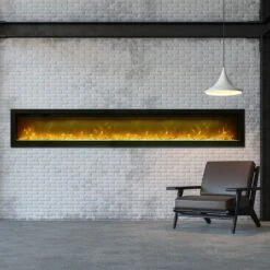 Amantii Symmetry Indoor/Outdoor Built-In Smart Electric Fireplace -Heating Equipment Store sym 100 ls