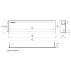 Amantii Symmetry Bespoke 60-Inch Indoor/Outdoor Built-In Smart Electric Fireplace -Heating Equipment Store sym 60bespoke size 10 20