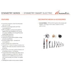 Amantii Symmetry Indoor/Outdoor Built-In Smart Electric Fireplace -Heating Equipment Store sym config feat a 07 22