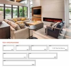 Amantii Symmetry Indoor/Outdoor Built-In Smart Electric Fireplace -Heating Equipment Store sym config feat b 07 22