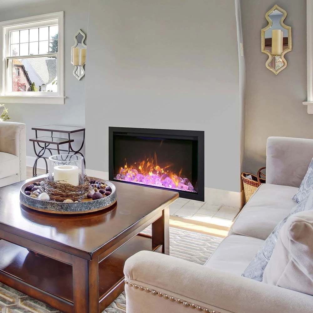 Amantii Traditional Bespoke Indoor/Outdoor Smart Electric Fireplace Insert 1 Amantii Traditional Bespoke Indoor/Outdoor Smart Electric Fireplace Insert