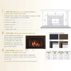 Majestic Trilliant 35-Inch Direct Vent Natural Gas Fireplace Insert 7 Majestic Trilliant 35-Inch Direct Vent Natural Gas Fireplace Insert -Heating Equipment Store trilliant25in config c 06 23