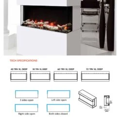 Amantii Tru-View XL Deep Indoor/Outdoor Built-In 3-Sided Smart Electric Fireplace 10 Amantii Tru-View XL Deep Indoor/Outdoor Built-In 3-Sided Smart Electric Fireplace -Heating Equipment Store tru view xl config feat b2 07 22