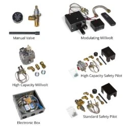 Grand Canyon Arizona Weathered Oak Double Sided Vented Gas Log Set 6 Grand Canyon Arizona Weathered Oak Double Sided Vented Gas Log Set -Heating Equipment Store valve options all 3