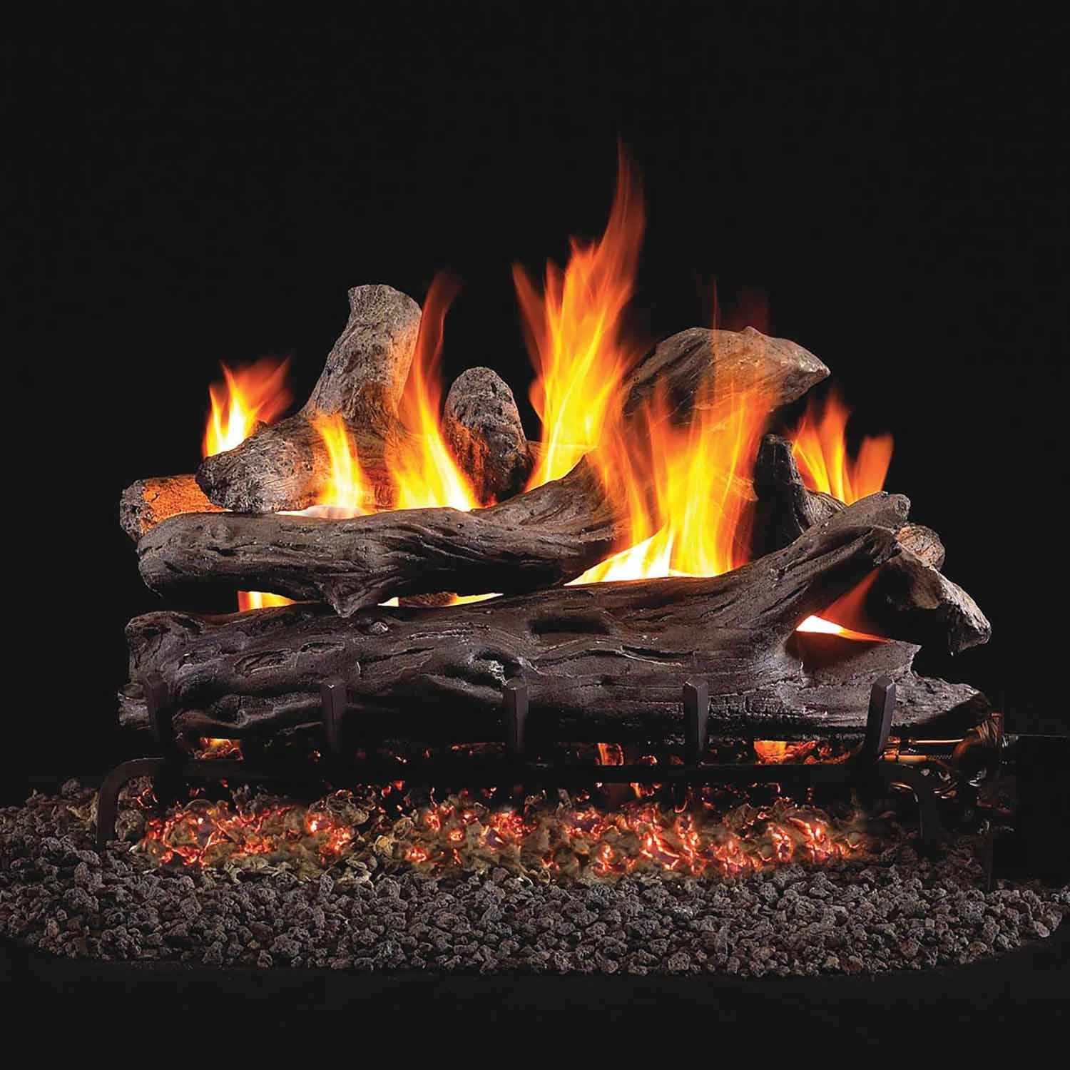Real Fyre CDR Coastal Driftwood Vented Gas Log Set, Stainless Steel 1 Real Fyre CDR Coastal Driftwood Vented Gas Log Set, Stainless Steel