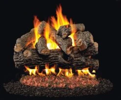 Real Fyre BD Royal English Oak Designer Vented Gas Log Set