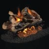 Real Fyre RRSO Rugged Split Oak Vented Gas Log Set, Stainless Steel, Double Sided