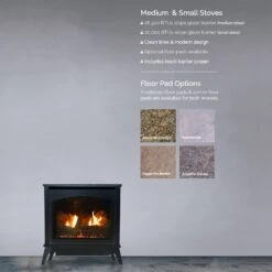 Empire White Mountain Hearth VFD30MS Spirit Steel Ventless Gas Stove With Contour Burner And Log Set, 28.25-Inches 6 Empire White Mountain Hearth VFD30MS Spirit Steel Ventless Gas Stove With Contour Burner And Log Set, 28.25-Inches -Heating Equipment Store vfd20ms config c 10 21