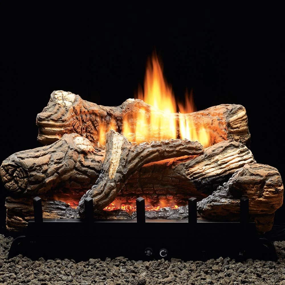 Empire White Mountain Hearth VFP32FB Breckenridge Ventless Premium Firebox With Flint Hill Gas Log Set And Contour Burner, 32-Inches 2 Empire White Mountain Hearth VFP32FB Breckenridge Ventless Premium Firebox With Flint Hill Gas Log Set And Contour Burner, 32-Inches - Image 2