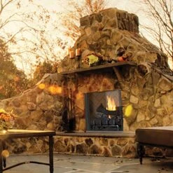 Superior 36-Inch Vent-Free Outdoor Masonry Gas Firebox With 24-Inch Gas Log Set (VRE6036) -Heating Equipment Store vre6000 c 08 21