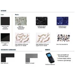 Superior VRL3045 45-Inch Electronic Ignition Vent-Free Gas Fireplace With Remote, Lights & Crushed Glass Media 10 Superior VRL3045 45-Inch Electronic Ignition Vent-Free Gas Fireplace With Remote, Lights & Crushed Glass Media -Heating Equipment Store vrl3045 c 03 22