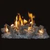 Grand Canyon Linear Western Driftwood Vented Gas Log Set With Indoor Glass Burner And Media